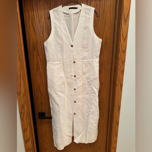 Jenni Kayne Callan Dress - Ivory - size XL - linen